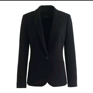 J Crew Black Stretch Blazer 6
